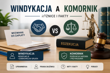 Windykacja a komornik - różnice i fakty
